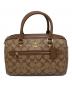 COACH（コーチ）の古着「2WAYバッグ/F83607/ローアン サッチェル シグネチャー キャンバス」｜ベージュ