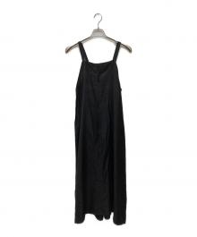 BUNON（ブノン）の古着「Khadi Silk Pintuck Cami Dress」｜ブラック