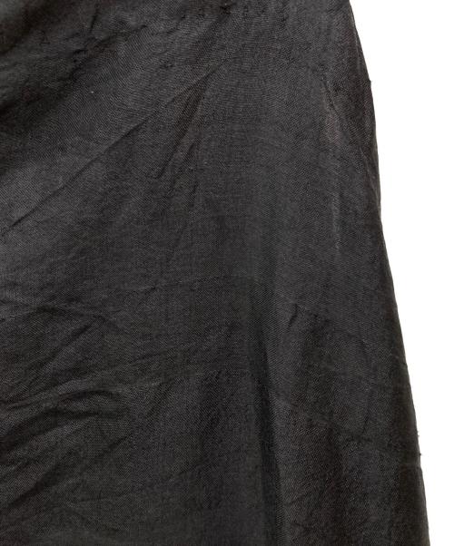BUNON（ブノン）BUNON (ブノン) Khadi Silk Pintuck Cami Dress ブラック サイズ:Ｌの古着・服飾アイテム