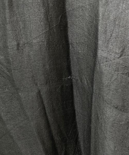 BUNON（ブノン）BUNON (ブノン) Khadi Silk Pintuck Cami Dress ブラック サイズ:Ｌの古着・服飾アイテム