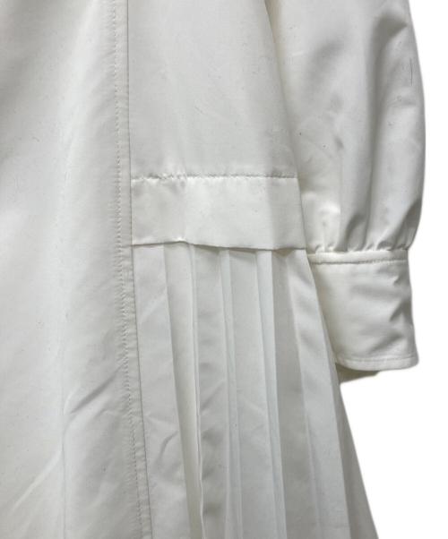 BALLSEY（ボールジィ）BALLSEY (ボールジィ) スパンブロード バックプリーツシャツワンピース/11-06-34-06001 ホワイト サイズ:36 未使用品の古着・服飾アイテム
