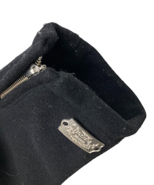 VANSON（バンソン）VANSON (バンソン) CROWS (クローズ) 武装戦線ウール ダブルライダースジャケット ブラック サイズ:XLの古着・服飾アイテム