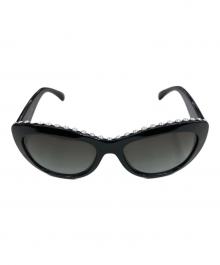 CHANEL（シャネル）の古着「パールサングラス」｜ブラック