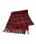 Joshua Ellis (ジョシュア エリス) カシミヤチェックマフラー レッド：15000円