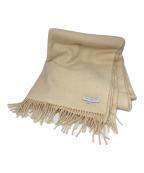 JOHNSTONS OF ELGINジョンストンズオブエルガン）の古着「カシミヤマフラー」｜アイボリー