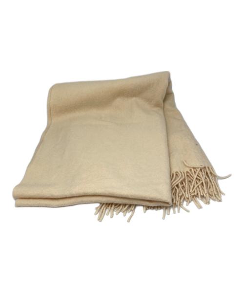 JOHNSTONS OF ELGIN（ジョンストンズオブエルガン）JOHNSTONS OF ELGIN (ジョンストンズオブエルガン) カシミヤマフラー アイボリーの古着・服飾アイテム