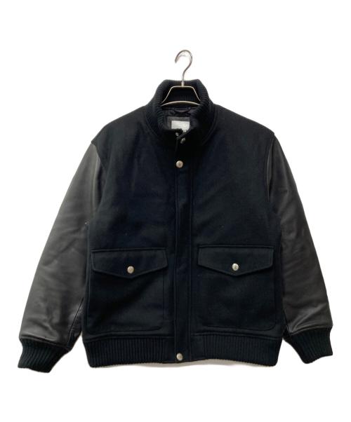THE CRIMIE（ザ クライミー）THE CRIMIE (ザ クライミー) A2 MELTON JACKET/CR1-02E5-JK02 ブラック サイズ:JP/XLの古着・服飾アイテム
