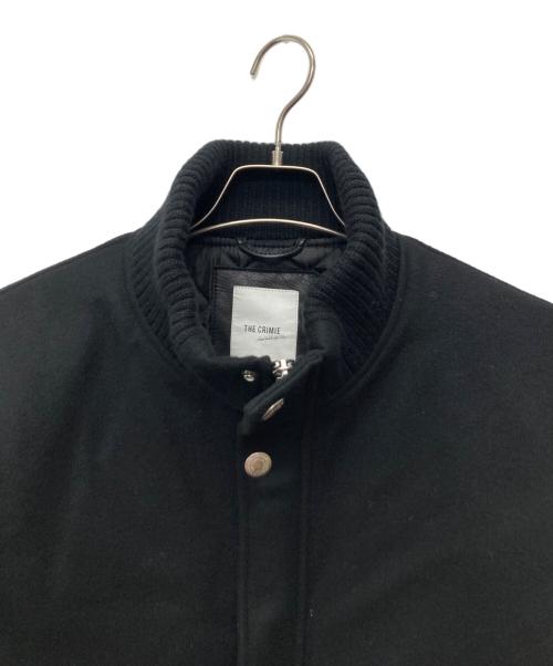 THE CRIMIE（ザ クライミー）THE CRIMIE (ザ クライミー) A2 MELTON JACKET/CR1-02E5-JK02 ブラック サイズ:JP/XLの古着・服飾アイテム