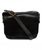 Y'2 leatherワイツーレザー）の古着「HORSE HIDE MAIL BAG」｜ブラック