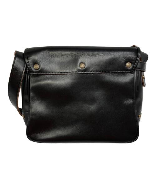 Y'2 leather（ワイツーレザー）Y'2 LEATHER (ワイツーレザー) HORSE HIDE MAIL BAG ブラックの古着・服飾アイテム