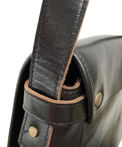 Y'2 leather（ワイツーレザー）Y'2 LEATHER (ワイツーレザー) HORSE HIDE MAIL BAG ブラックの古着・服飾アイテム