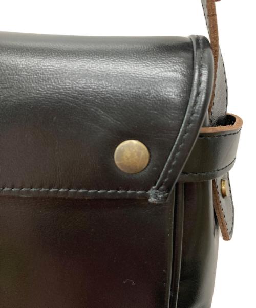 Y'2 leather（ワイツーレザー）Y'2 LEATHER (ワイツーレザー) HORSE HIDE MAIL BAG ブラックの古着・服飾アイテム