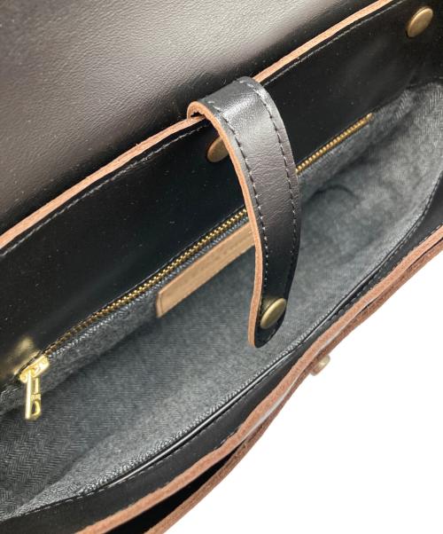 Y'2 leather（ワイツーレザー）Y'2 LEATHER (ワイツーレザー) HORSE HIDE MAIL BAG ブラックの古着・服飾アイテム