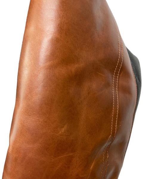 VELUOKLDLY（ヴェルオックリー）VELUOKLDLY (ヴェルオックリー) ムートンジャケット ブラウン サイズ:3XLの古着・服飾アイテム