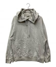 DRIES VAN NOTEN（ドリスヴァンノッテン）の古着「HAXELL ダブルドローコードプルオーバーパーカー」｜グレー