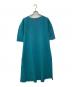 ISSEY MIYAKE（イッセイミヤケ）の古着「Vネックワンピース/IM12KH782」｜グリーン