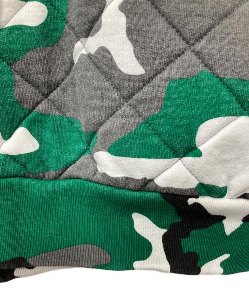 SUPREME（シュプリーム）Supreme (シュプリーム) 25FWQuilted Zip Up Hooded Sweatshirt グリーン サイズ:XLargeの古着・服飾アイテム