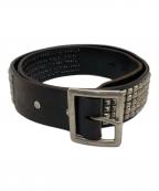 htcエイチティーシー）の古着「スタッズショルダーバッグ」｜ブラウン