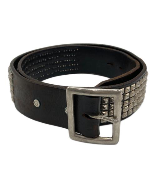 htc（エイチティーシー）htc (エイチティーシー) スタッズショルダーバッグ ブラウン サイズ:36の古着・服飾アイテム