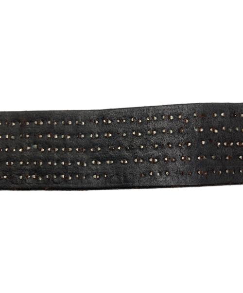 htc（エイチティーシー）htc (エイチティーシー) スタッズショルダーバッグ ブラウン サイズ:36の古着・服飾アイテム