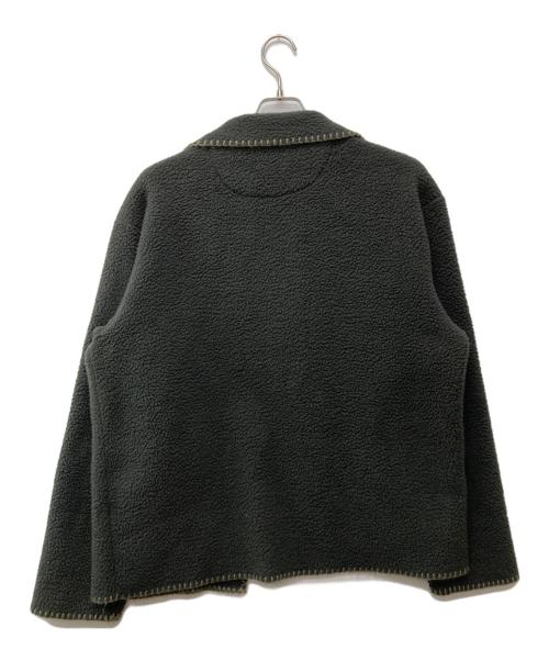 stussy（ステューシー）stussy (ステューシー) Woodsy Blanket Stitch Fleeceジャケット/218128 グレー サイズ:Sの古着・服飾アイテム