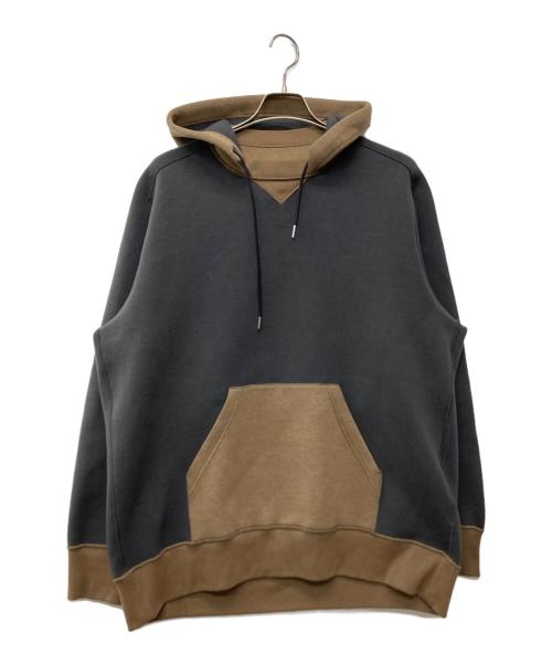 sacai（サカイ）sacai (サカイ) Sponge Sweat Hoodie/24-03367M ブラウン サイズ:3の古着・服飾アイテム