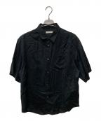 UNDERCOVERアンダーカバー）の古着「コットンビエラランダムシャツ/UC2D4802-5」｜ブラック