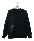 UNDERCOVERアンダーカバー）の古着「クロス刺繍スウェット/UC2D4802-5」｜ブラック