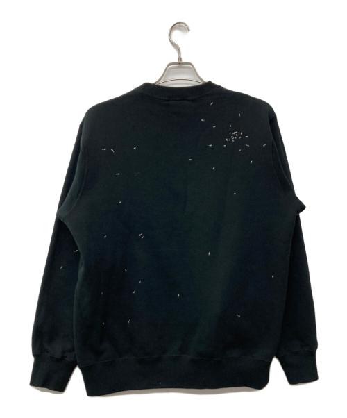 UNDERCOVER（アンダーカバー）UNDERCOVER (アンダーカバー) クロス刺繍スウェット/UC2D4802-5 ブラック サイズ:3の古着・服飾アイテム