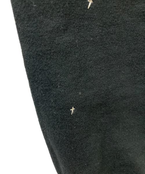 UNDERCOVER（アンダーカバー）UNDERCOVER (アンダーカバー) クロス刺繍スウェット/UC2D4802-5 ブラック サイズ:3の古着・服飾アイテム