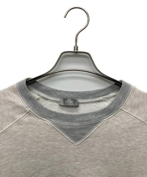 DIOR HOMME（ディオール オム）Dior Homme (ディオール オム) ピータードイグ ロゴ刺繍スウェット/143J684C0736 グレー サイズ:Lの古着・服飾アイテム