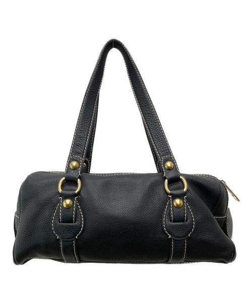 CELINE（セリーヌ）CELINE (セリーヌ) ミニボストンバッグ ブラックの古着・服飾アイテム