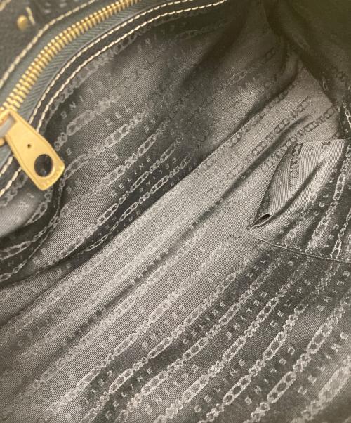 CELINE（セリーヌ）CELINE (セリーヌ) ミニボストンバッグ ブラックの古着・服飾アイテム