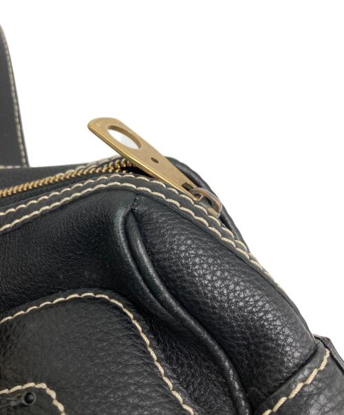 CELINE（セリーヌ）CELINE (セリーヌ) ミニボストンバッグ ブラックの古着・服飾アイテム