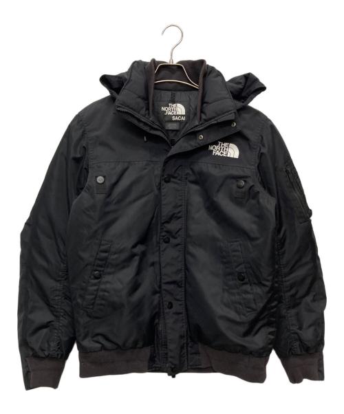 THE NORTH FACE（ザ ノース フェイス）THE NORTH FACE (ザ ノース フェイス) sacai (サカイ) 17AWBOMBER JACKET/ND9171SA ブラック サイズ:ASIA Lの古着・服飾アイテム