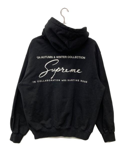 SUPREME（シュプリーム）Supreme (シュプリーム) Martine rose (マーティン・ローズ) 24AWHooded Sweatshirt ブラック サイズ:LARGEの古着・服飾アイテム