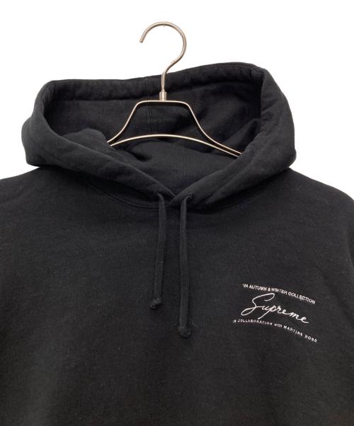 SUPREME（シュプリーム）Supreme (シュプリーム) Martine rose (マーティン・ローズ) 24AWHooded Sweatshirt ブラック サイズ:LARGEの古着・服飾アイテム