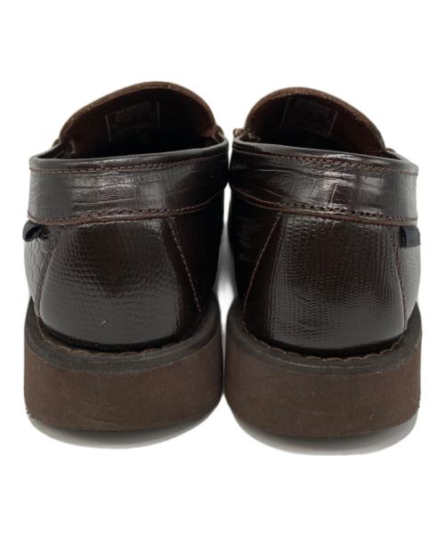 Engineered Garments（エンジニアドガーメンツ）Engineered Garments (エンジニアドガーメンツ) SEBAGO (セバゴ) LOAFER - REPTILE STAMPED LEATHER ブラウン サイズ:US9の古着・服飾アイテム