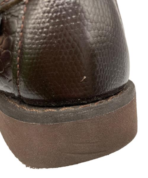 Engineered Garments（エンジニアドガーメンツ）Engineered Garments (エンジニアドガーメンツ) SEBAGO (セバゴ) LOAFER - REPTILE STAMPED LEATHER ブラウン サイズ:US9の古着・服飾アイテム