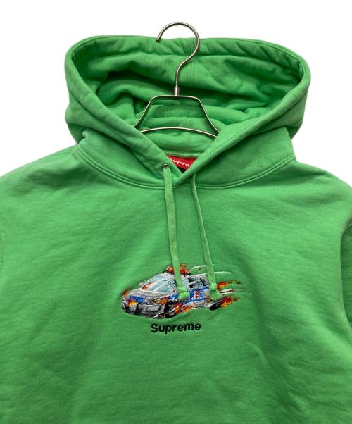 SUPREME（シュプリーム）Supreme (シュプリーム)  19AWCop Car Hooded Sweatshirt グリーン サイズ:Smallの古着・服飾アイテム