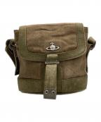 Vivienne Westwoodヴィヴィアンウエストウッド）の古着「キャンバスショルダーバッグ」｜グリーン