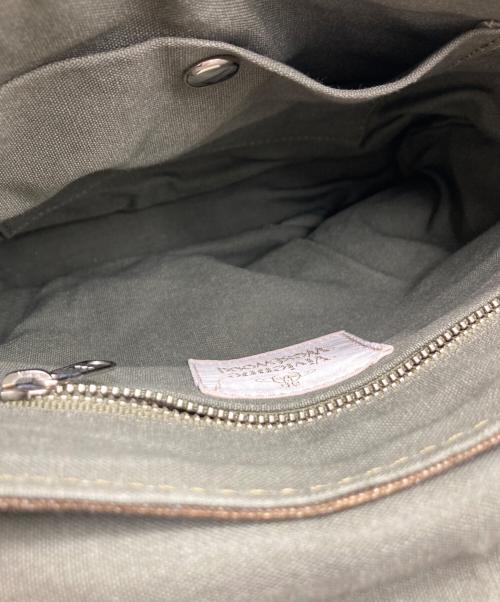 Vivienne Westwood（ヴィヴィアンウエストウッド）Vivienne Westwood (ヴィヴィアンウエストウッド) キャンバスショルダーバッグ グリーンの古着・服飾アイテム