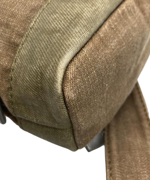 Vivienne Westwood（ヴィヴィアンウエストウッド）Vivienne Westwood (ヴィヴィアンウエストウッド) キャンバスショルダーバッグ グリーンの古着・服飾アイテム