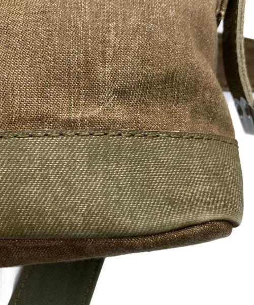 Vivienne Westwood（ヴィヴィアンウエストウッド）Vivienne Westwood (ヴィヴィアンウエストウッド) キャンバスショルダーバッグ グリーンの古着・服飾アイテム