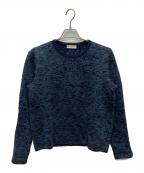 BALENCIAGAバレンシアガ）の古着「総柄ニット/343962 T7062」｜ネイビー