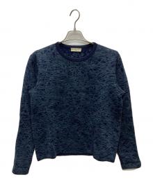 BALENCIAGA（バレンシアガ）の古着「総柄ニット/343962 T7062」｜ネイビー