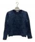 BALENCIAGA（バレンシアガ）の古着「総柄ニット/343962 T7062」｜ネイビー
