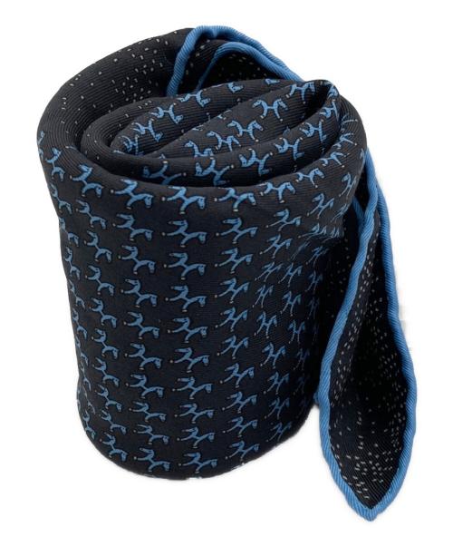 HERMES（エルメス）HERMES (エルメス) カレ40/スカーフ ネイビーの古着・服飾アイテム