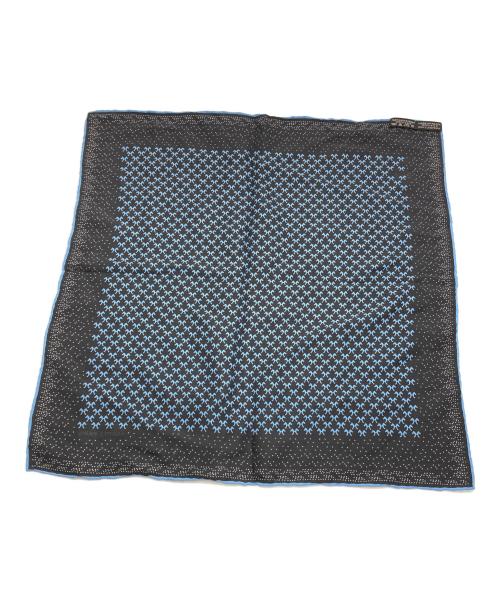 HERMES（エルメス）HERMES (エルメス) カレ40/スカーフ ネイビーの古着・服飾アイテム