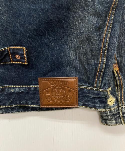 EVISU（エヴィス）EVISU (エヴィス) GDC (ジーディーシー) 25AWウォッシュド リラックスフィット デニムジャケット/2EAGDM5DJ6430RXDN インディゴ サイズ:Ⅿの古着・服飾アイテム